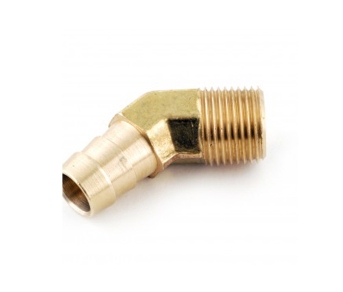 1/8 NPT X 1/4 Hortum Barb Fitting 45 ° Erkek Dirsek