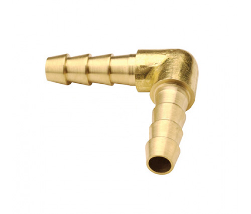 122 Pirinç Hortum Barb Fitting 90 ° dirsek