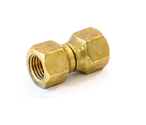 Yüksek Sismik Dirençli All Copper Üretimi - U440# SAE 45 ° Parlama Pirinç Bağlantıcıları Döner Somun Bağlayıcısı